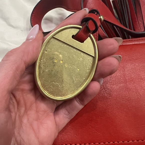 Coach Legacy bag vintage red - Picture 4 of 5